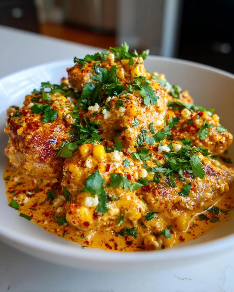 Slow Cooker Street Corn Chicken - detail 2