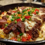 Steak and Queso Rice