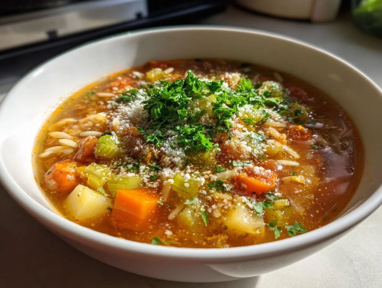 Hearty Vegetable Orzo Soup Recipe That Warms Your Soul in 30 Minutes