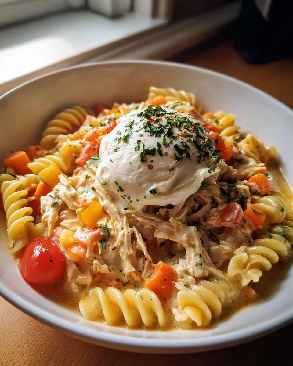 White Chicken Lasagna Soup - detail 2