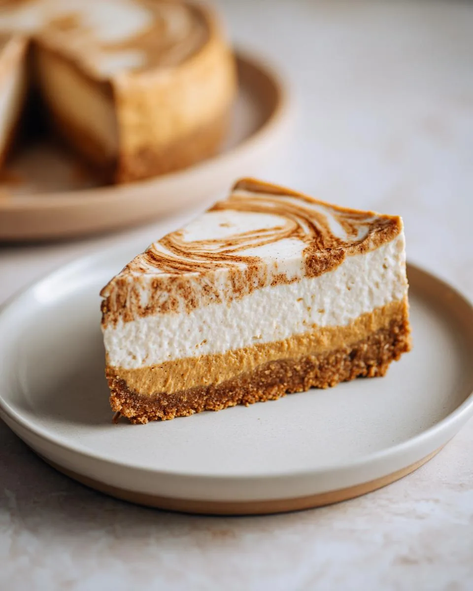 no bake pumpkin cheesecake - detail 3