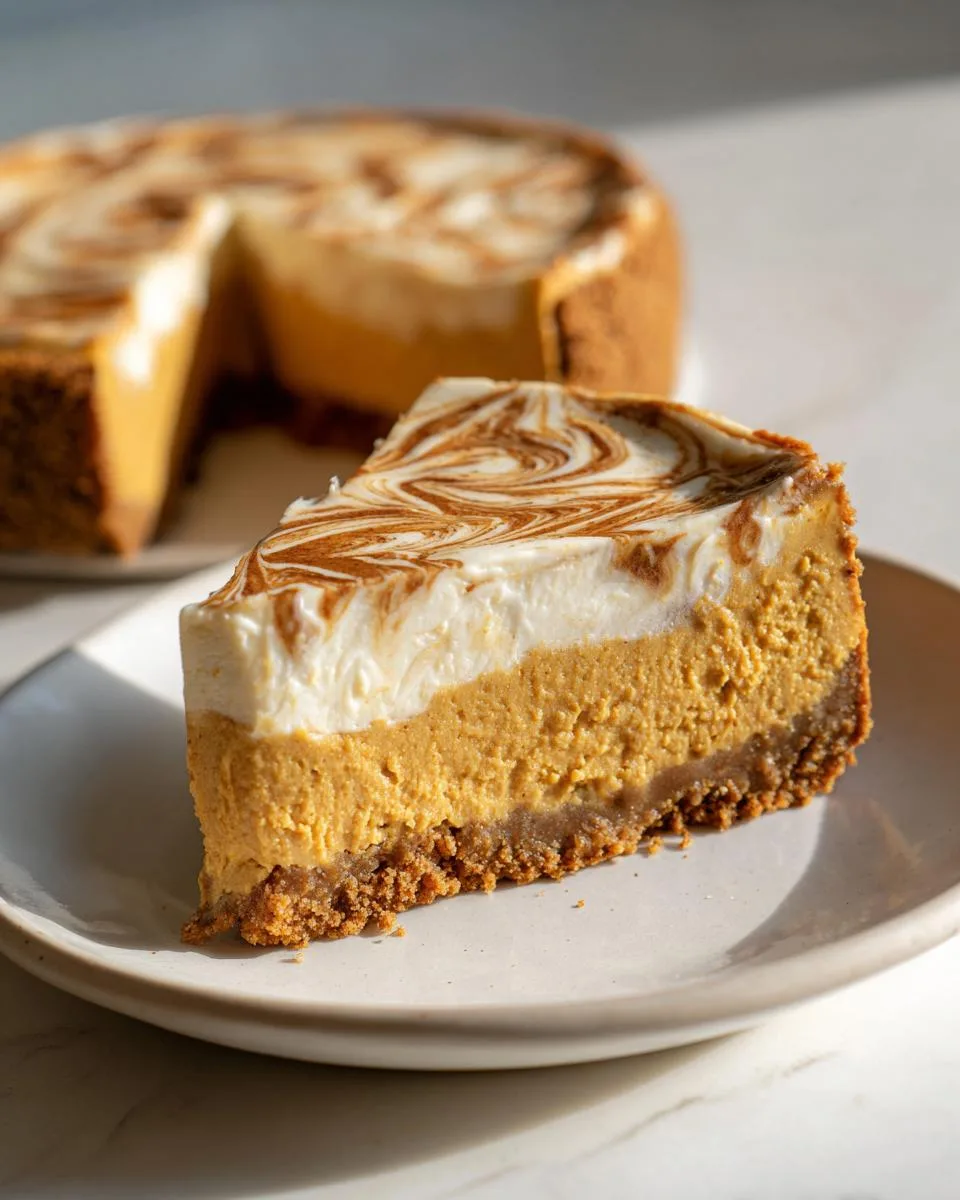 no bake pumpkin cheesecake - detail 5