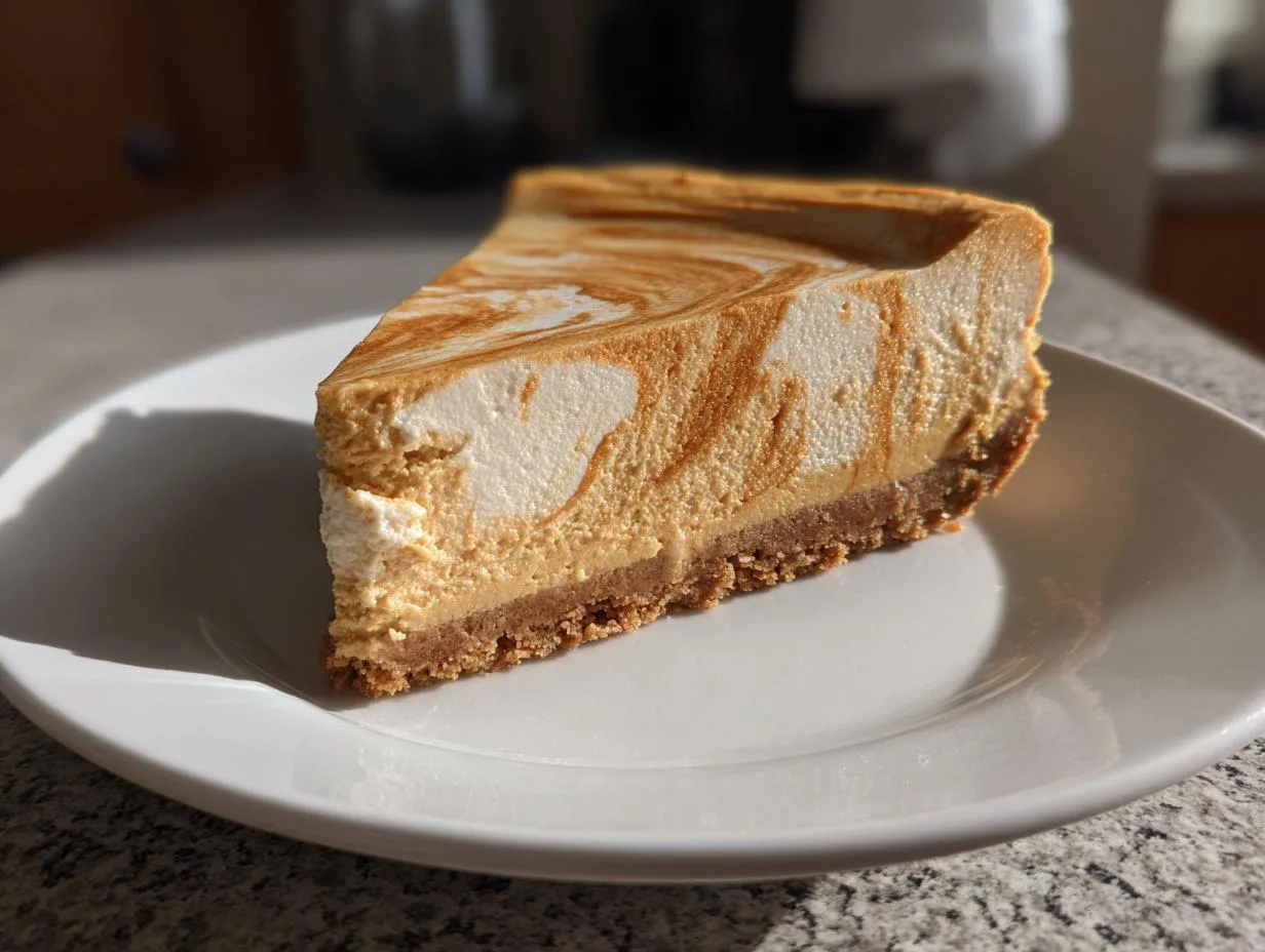 Creamy No Bake Pumpkin Cheesecake Ready in 8 Hours