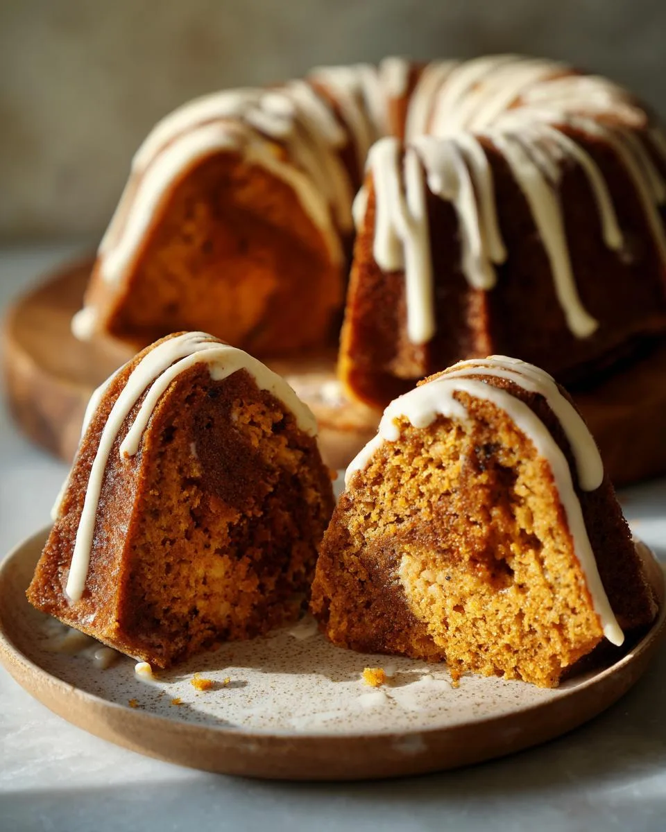 pumpkin bundt cake - detail 2