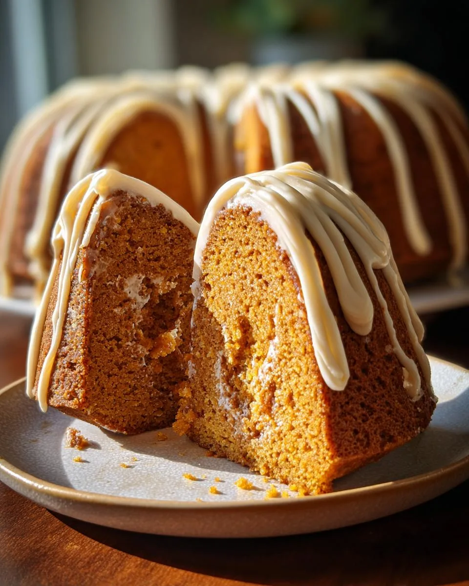 pumpkin bundt cake - detail 3