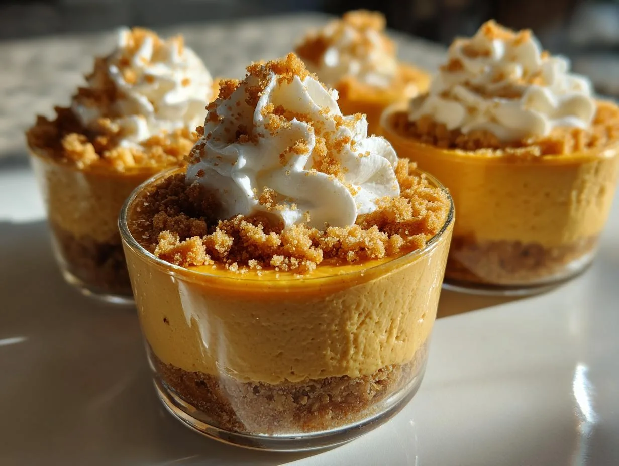 15-Minute Pumpkin Cheesecake Cups (Pure Bliss)