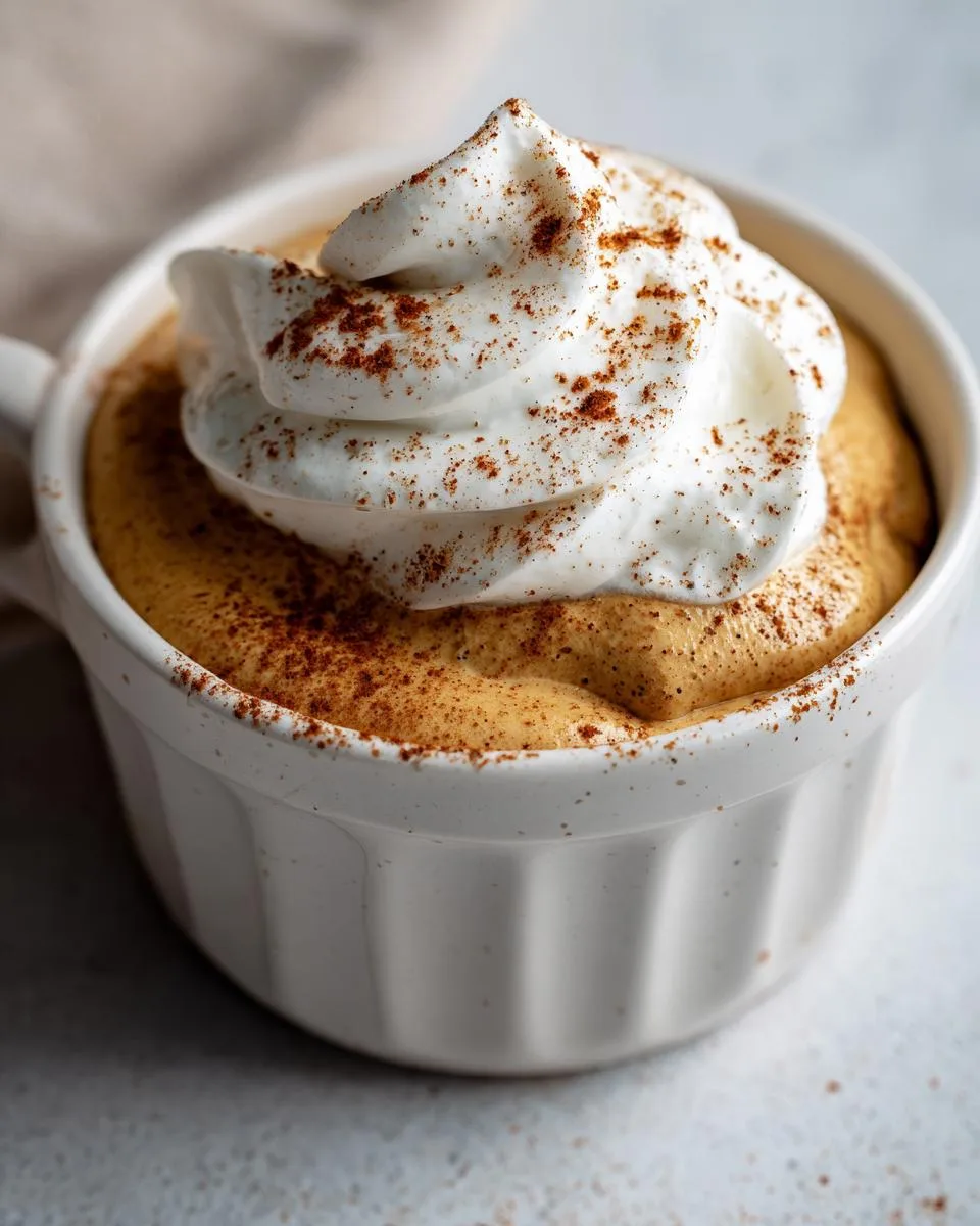 pumpkin cheesecake mousse - detail 1