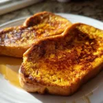 pumpkin french toast breakfast