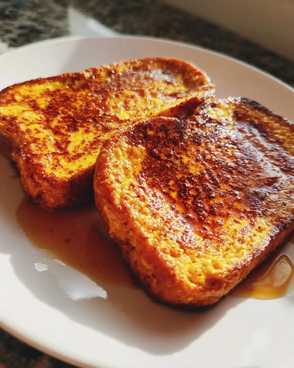 pumpkin french toast breakfast - detail 2