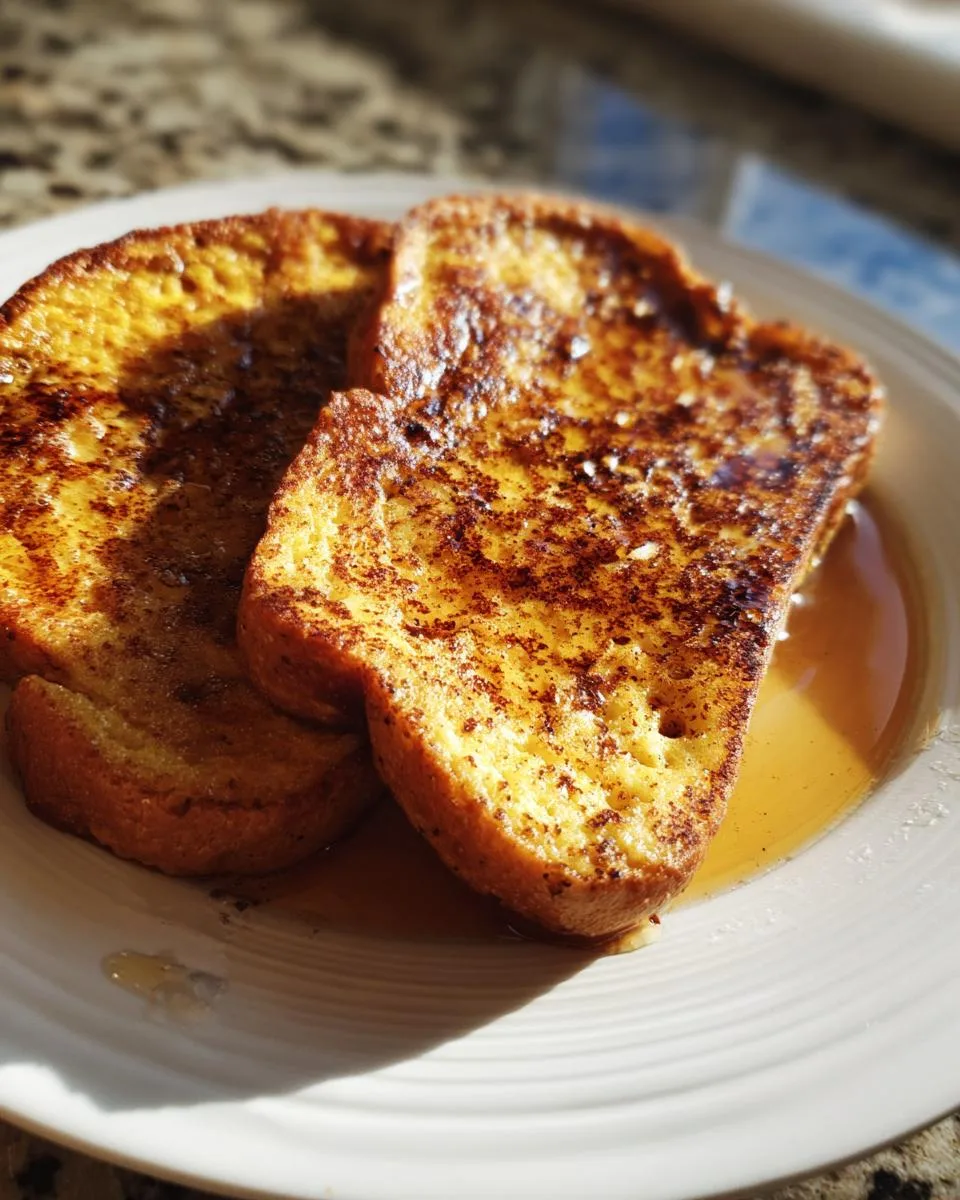 pumpkin french toast breakfast - detail 3