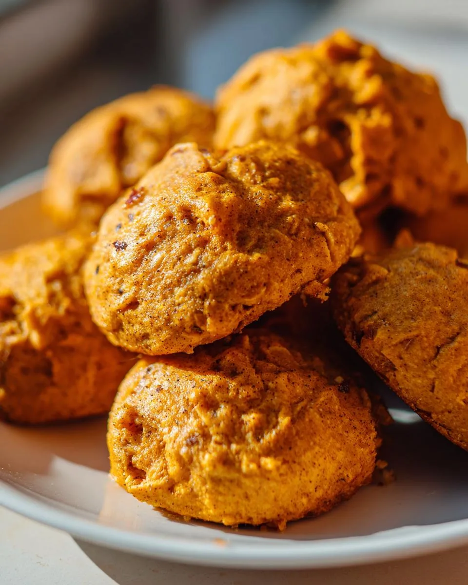 pumpkin no bake cookies - detail 1