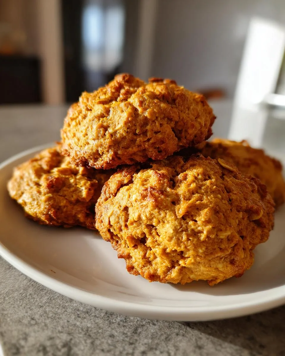 pumpkin oatmeal cookies - detail 3
