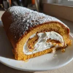 pumpkin spice roll cake