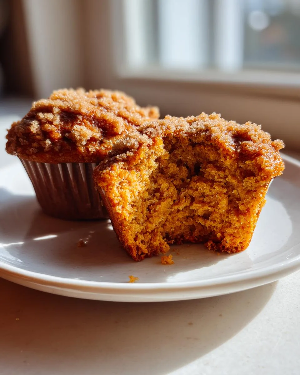 sugar free pumpkin muffins - detail 2