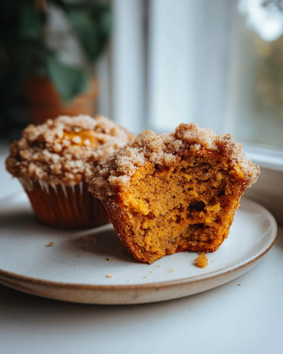 sugar free pumpkin muffins - detail 3