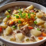 Award Winning Cheeseburger Soup