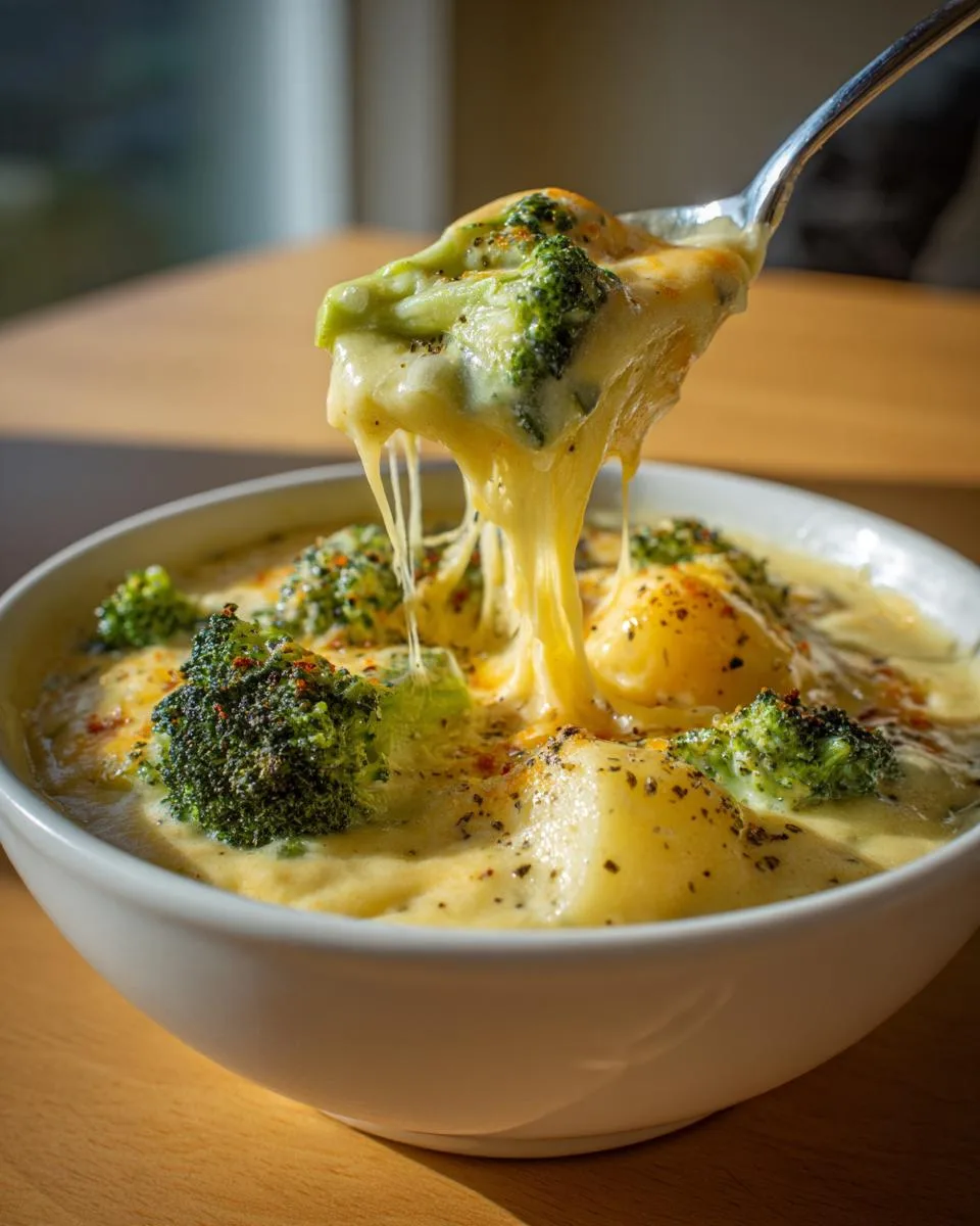 Broccoli Potato Cheese Soup - detail 1