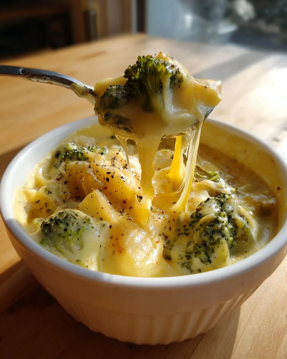 Broccoli Potato Cheese Soup - detail 4