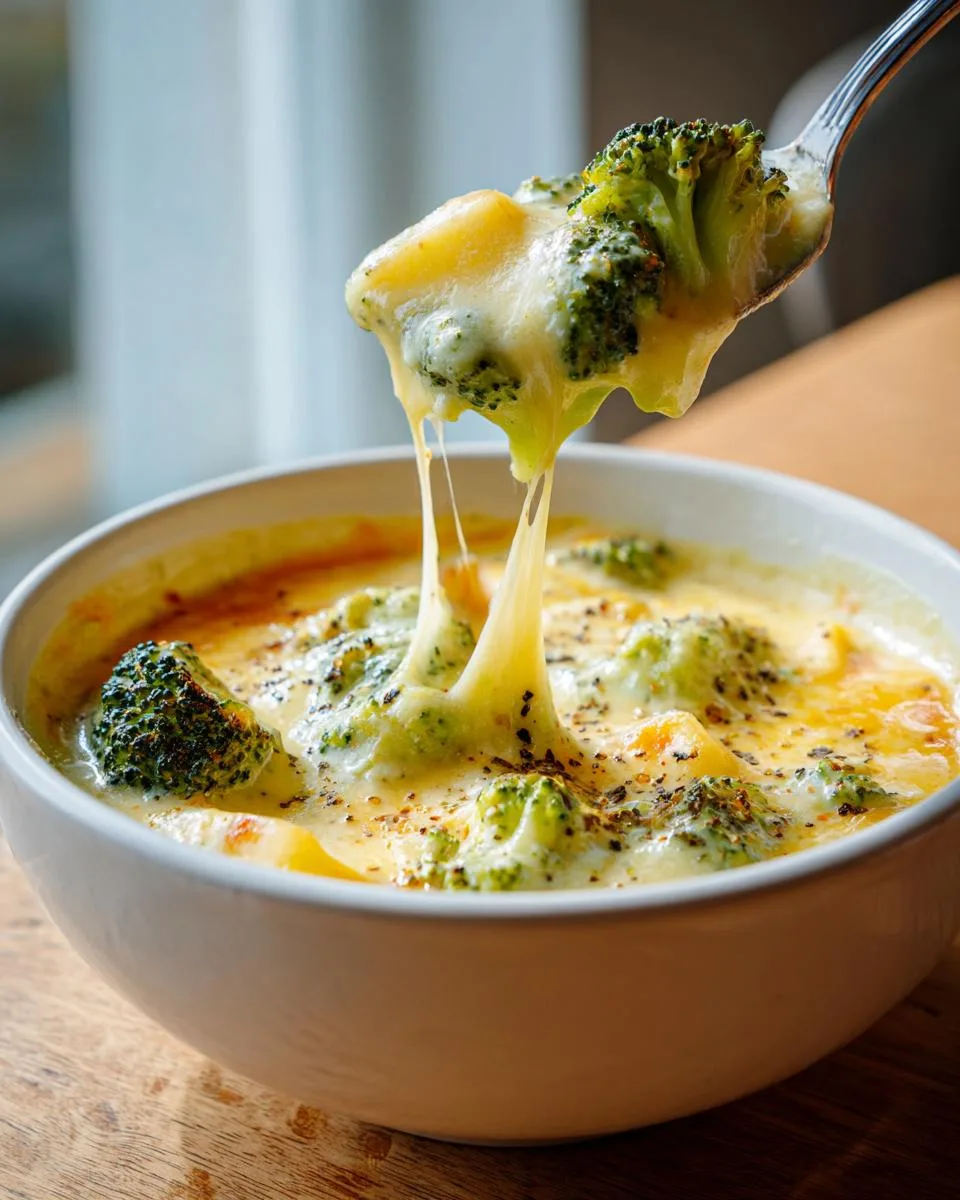 Broccoli Potato Cheese Soup - detail 5