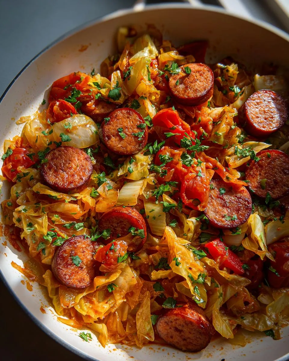 Cabbage And Sausage Recipe - detail 1
