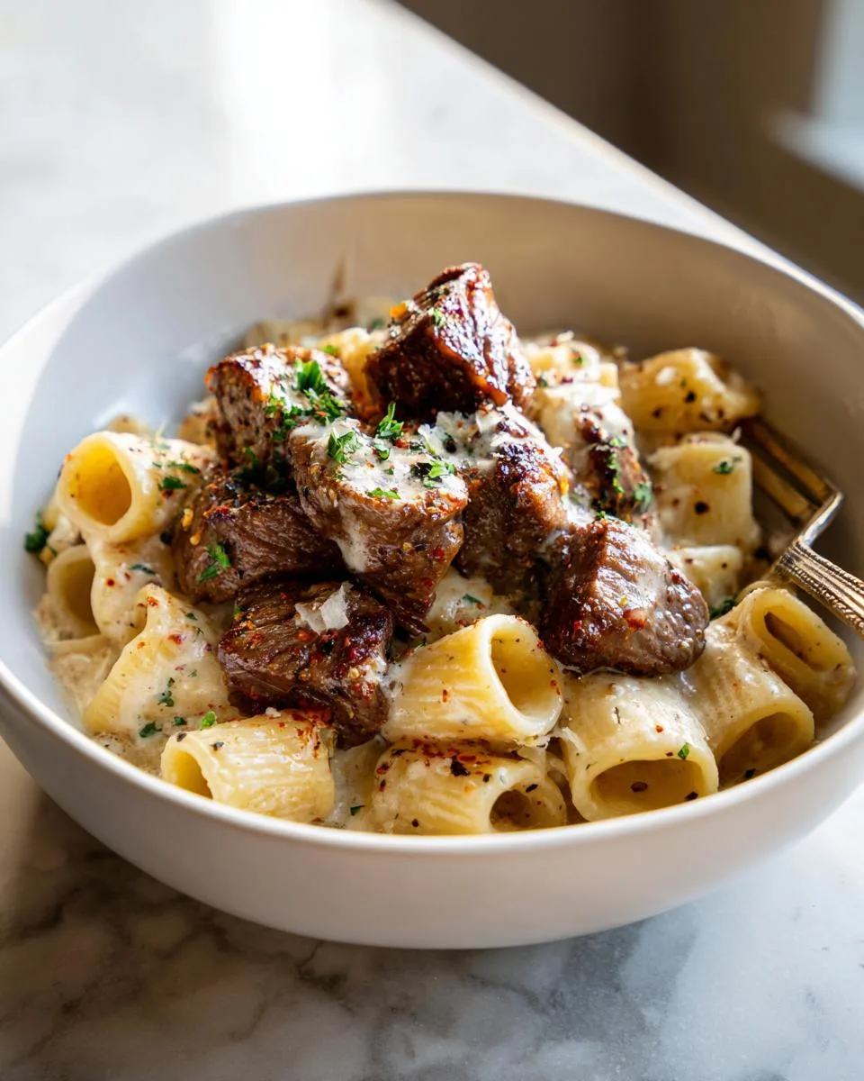 Cajun Steak Tips Pasta - detail 1