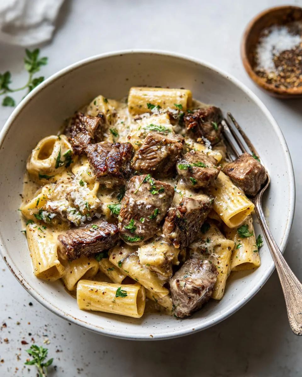 Cajun Steak Tips Pasta - detail 3