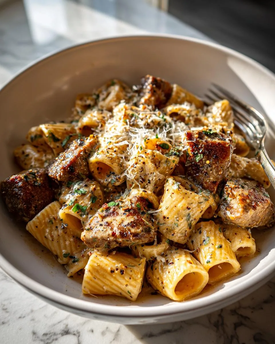 Cajun Steak Tips Pasta - detail 4