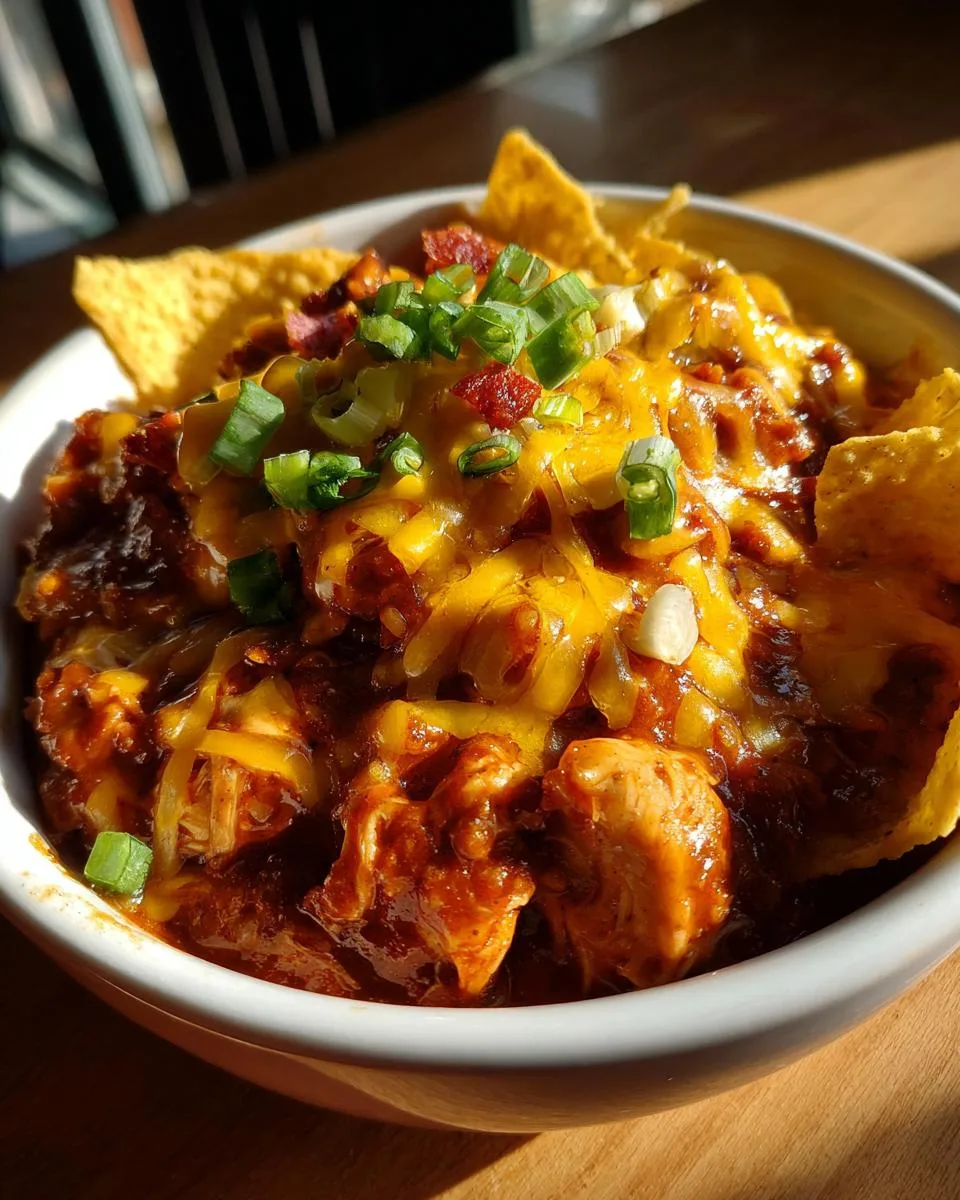 Cheesy Chicken Tortilla Chili - detail 2