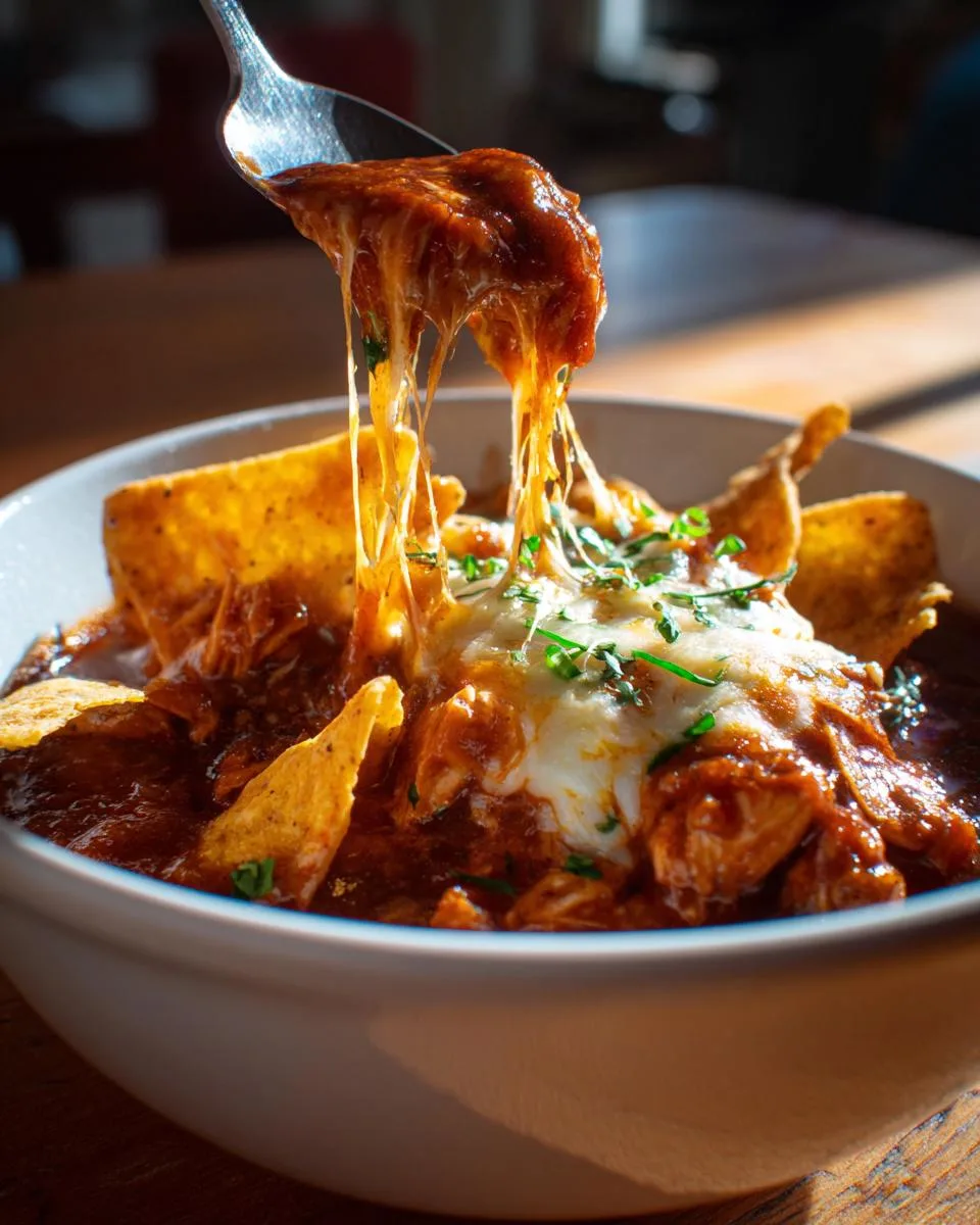 Cheesy Chicken Tortilla Chili - detail 3