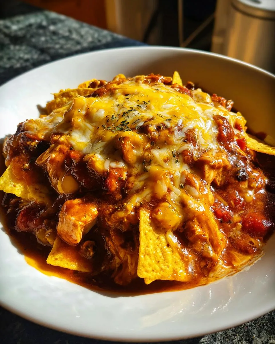 Cheesy Chicken Tortilla Chili - detail 4