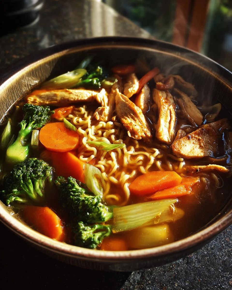 Chicken Ramen Noodles Recipe - detail 2