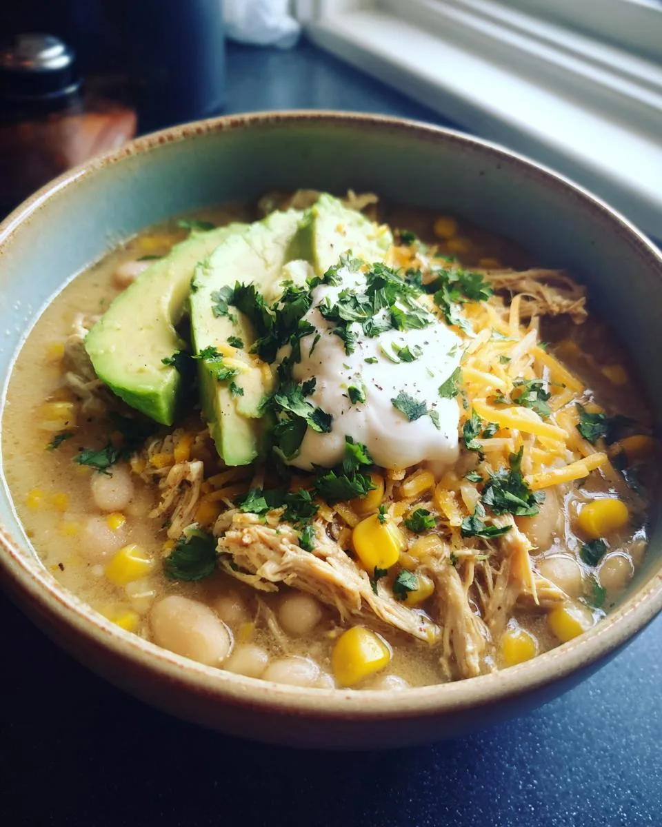 Chunky Slow-Cooked White Chili - detail 5