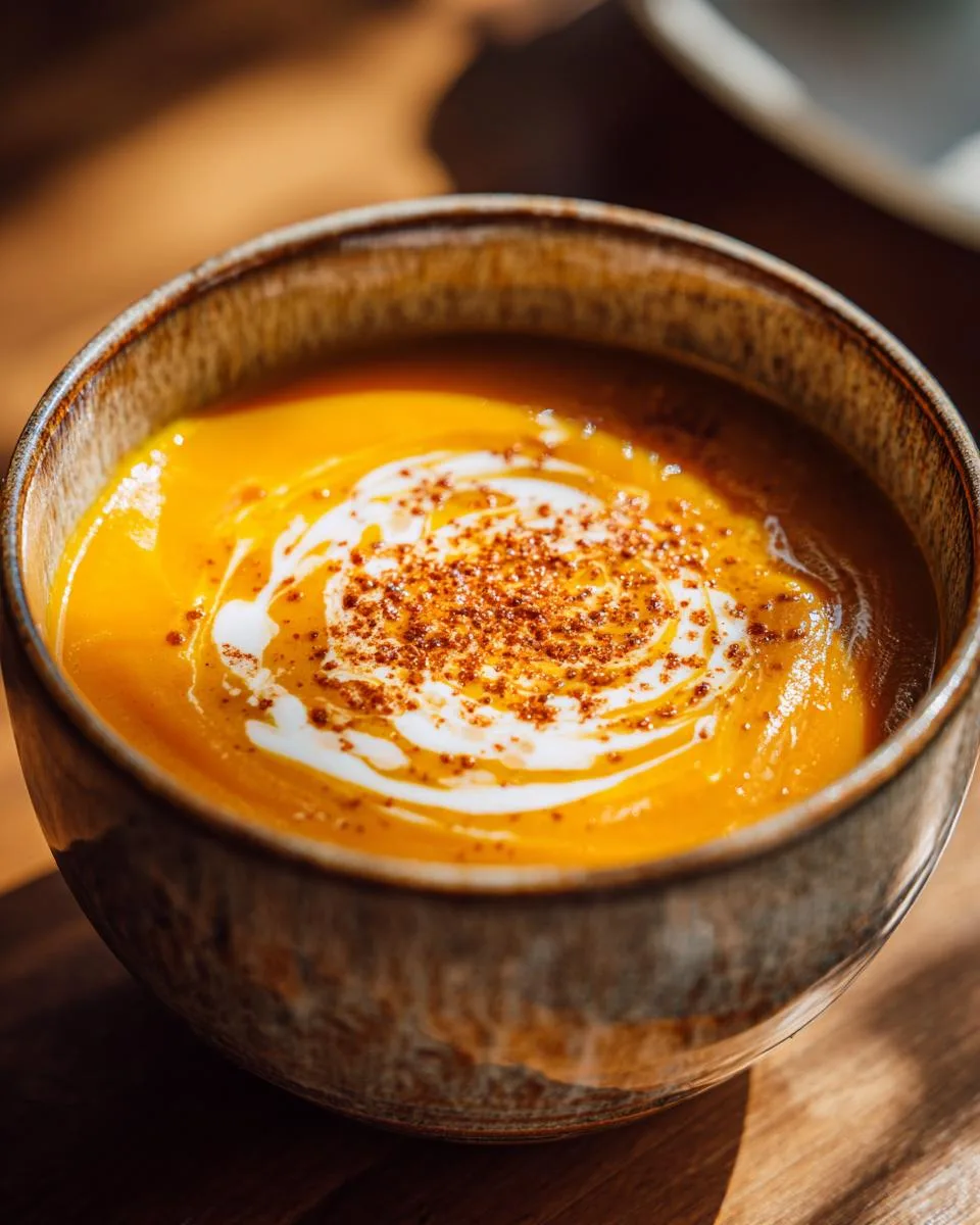 Creamy Butternut Squash Soup - detail 2