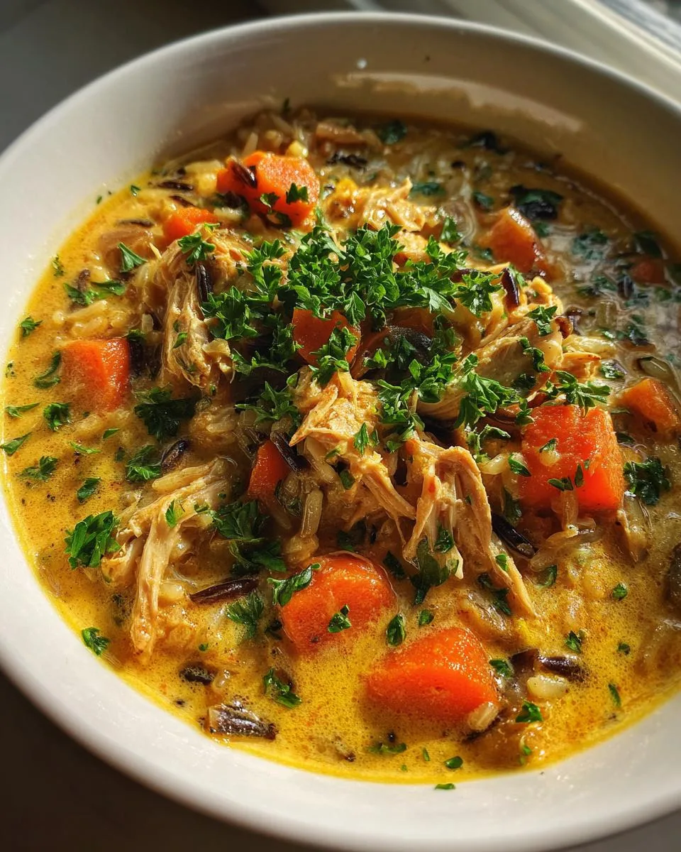 Creamy Chicken And Rice Soup - detail 2