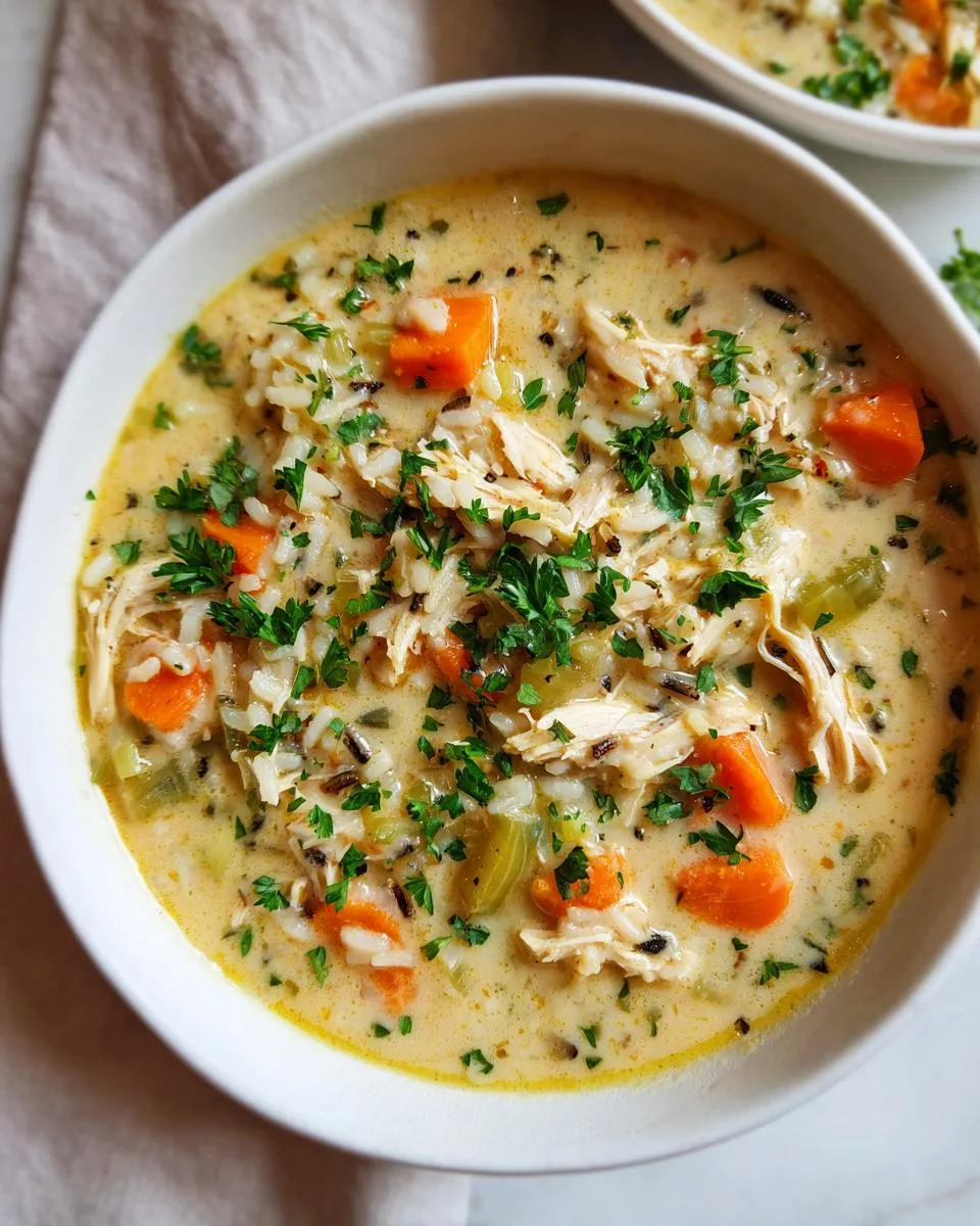 Creamy Chicken And Rice Soup - detail 3