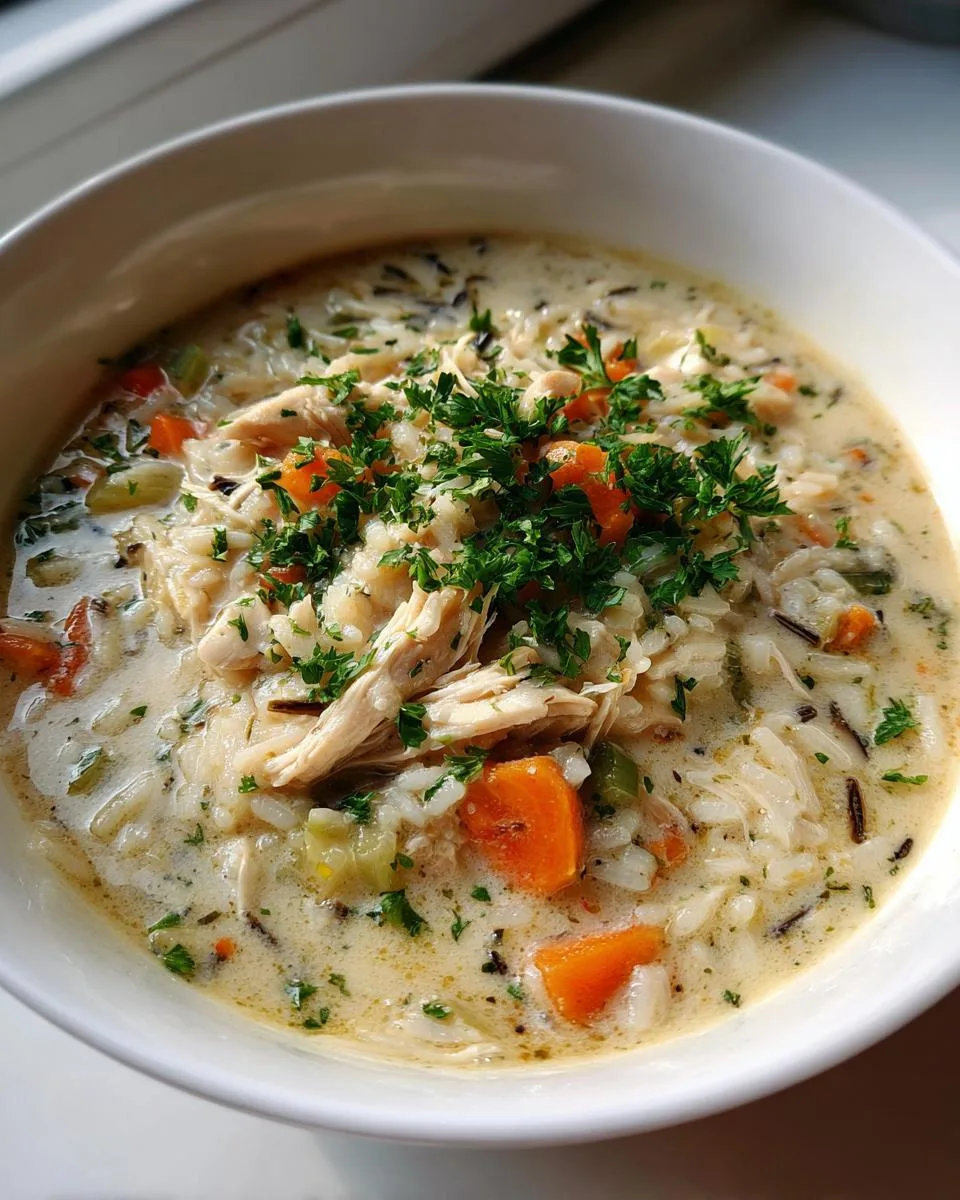Creamy Chicken And Rice Soup - detail 4