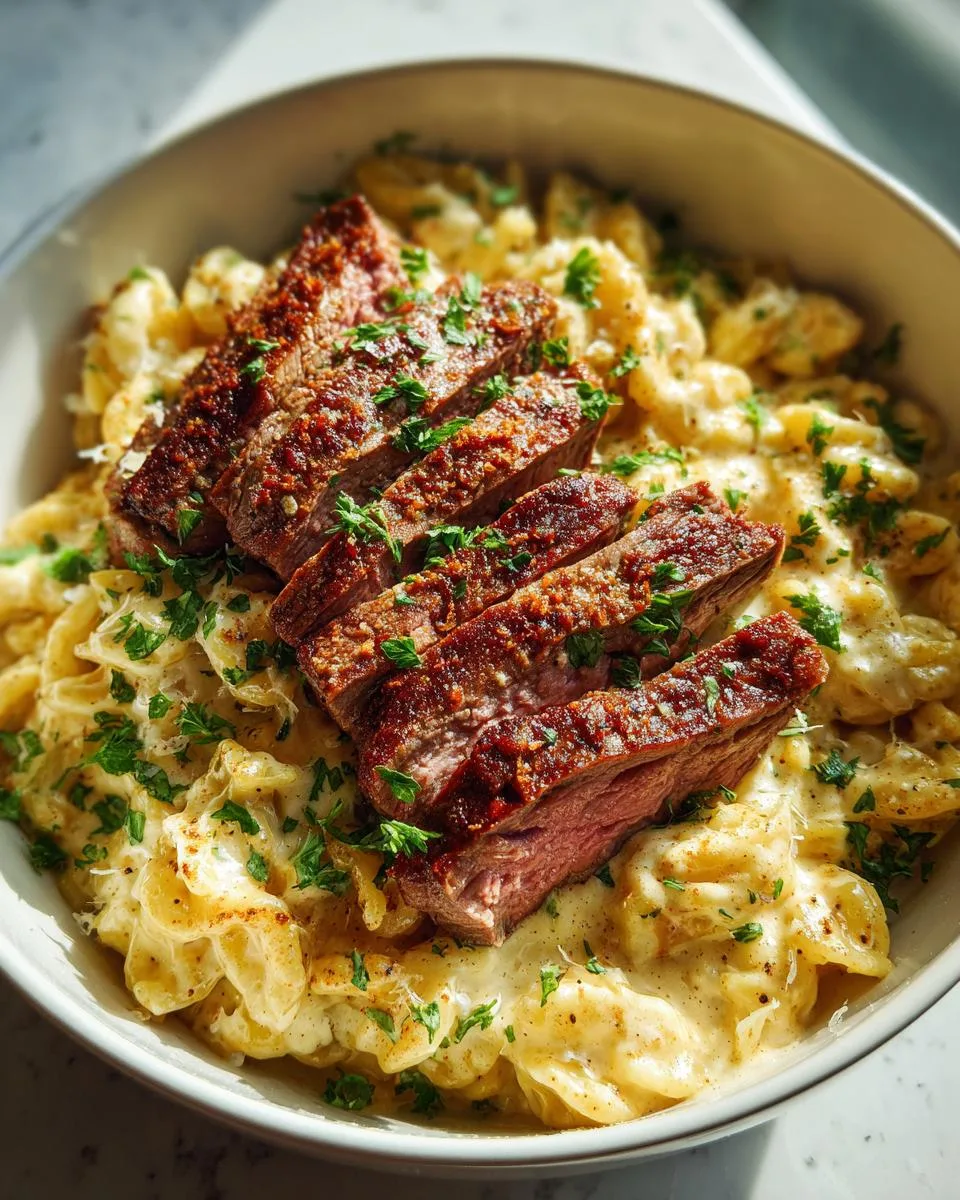 Creamy Steak Pasta Dinner - detail 2