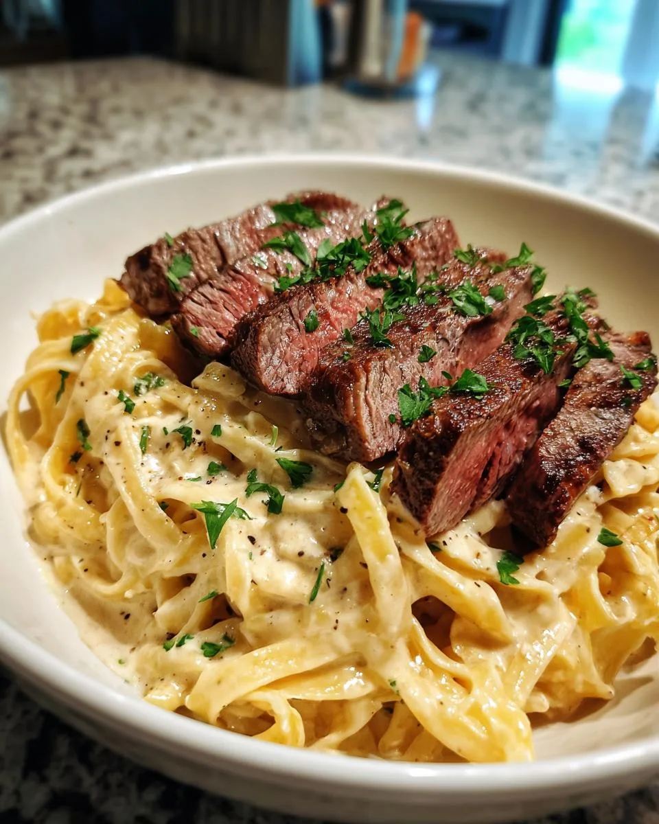 Creamy Steak Pasta Dinner - detail 3