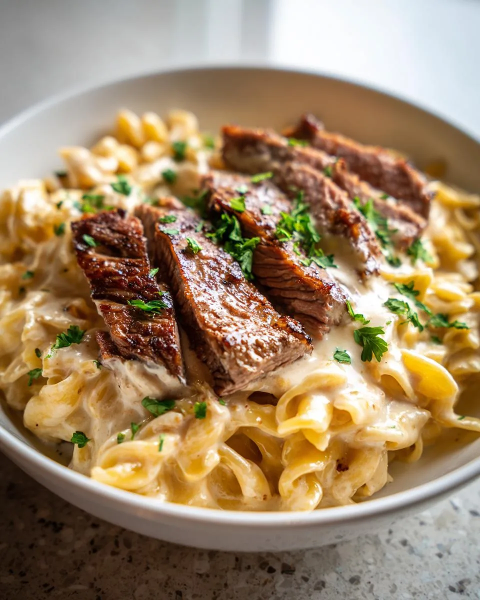 Creamy Steak Pasta Dinner - detail 4