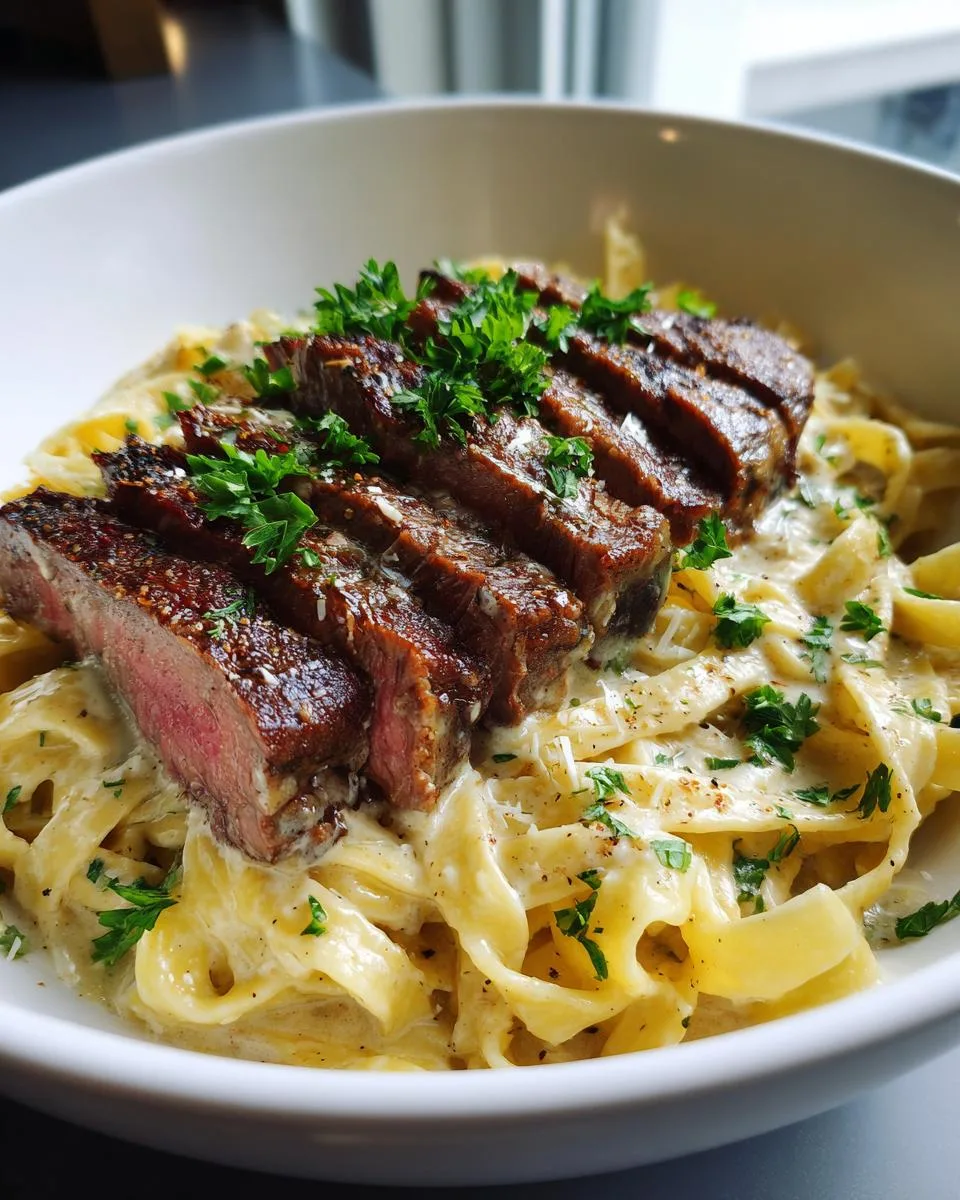 Creamy Steak Pasta Dinner - detail 5