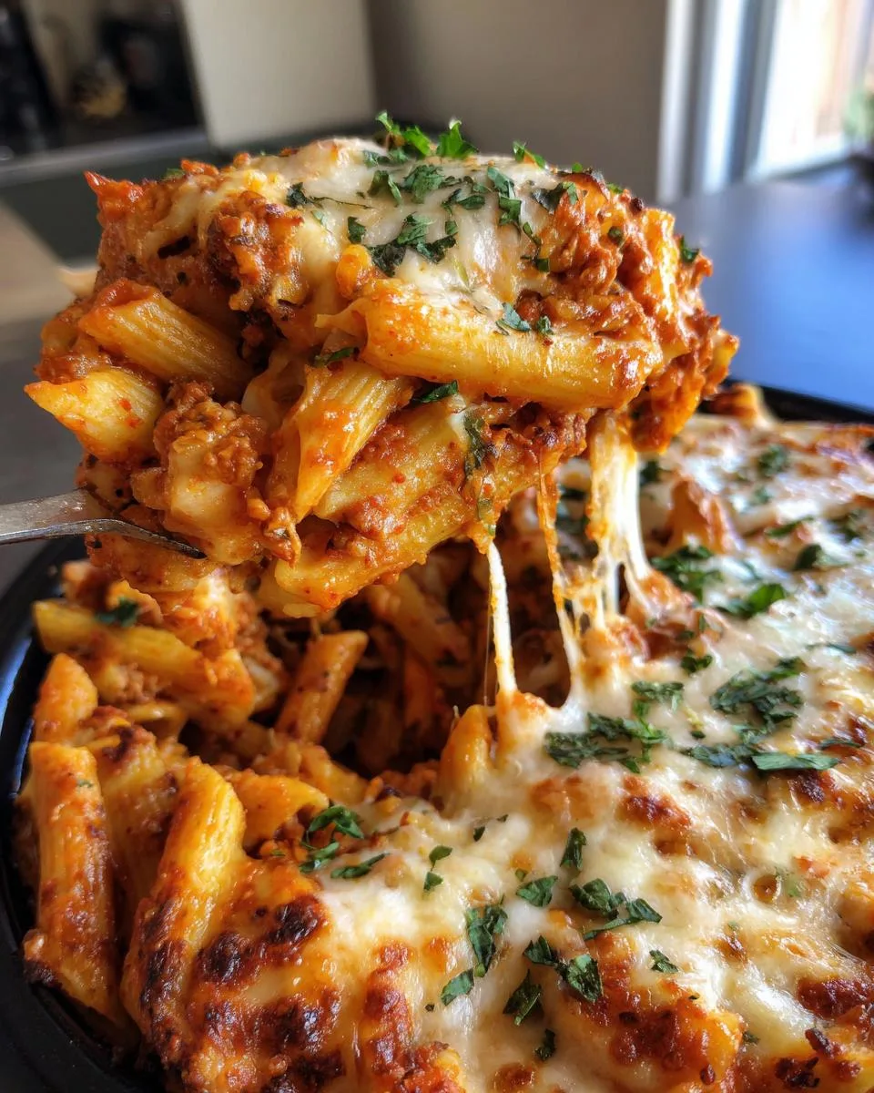 Crock Pot Baked Ziti - detail 2
