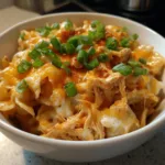 Crock Pot Buffalo Chicken Pasta
