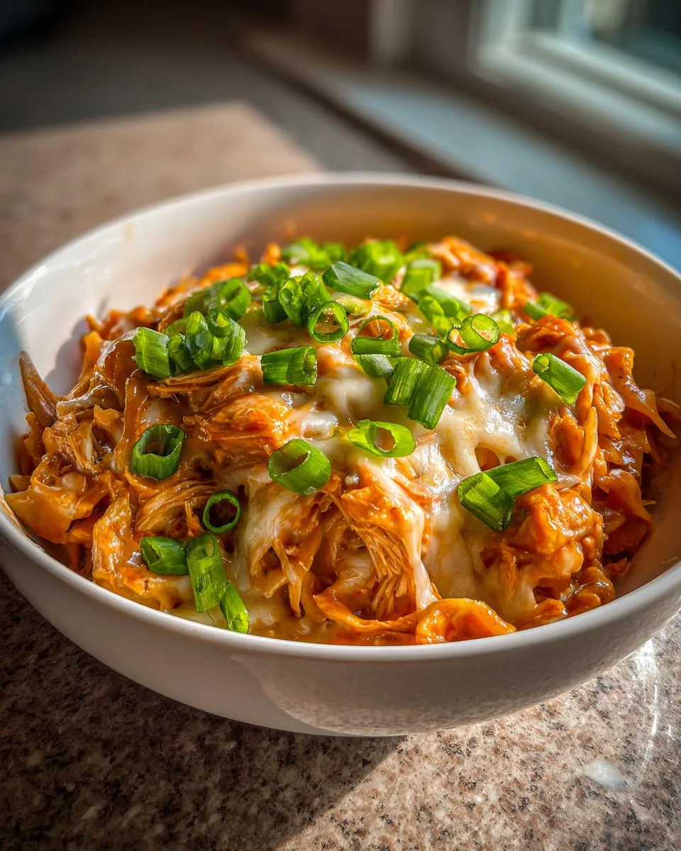Crock Pot Buffalo Chicken Pasta - detail 2