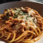 Crock Pot Chicken Spaghetti