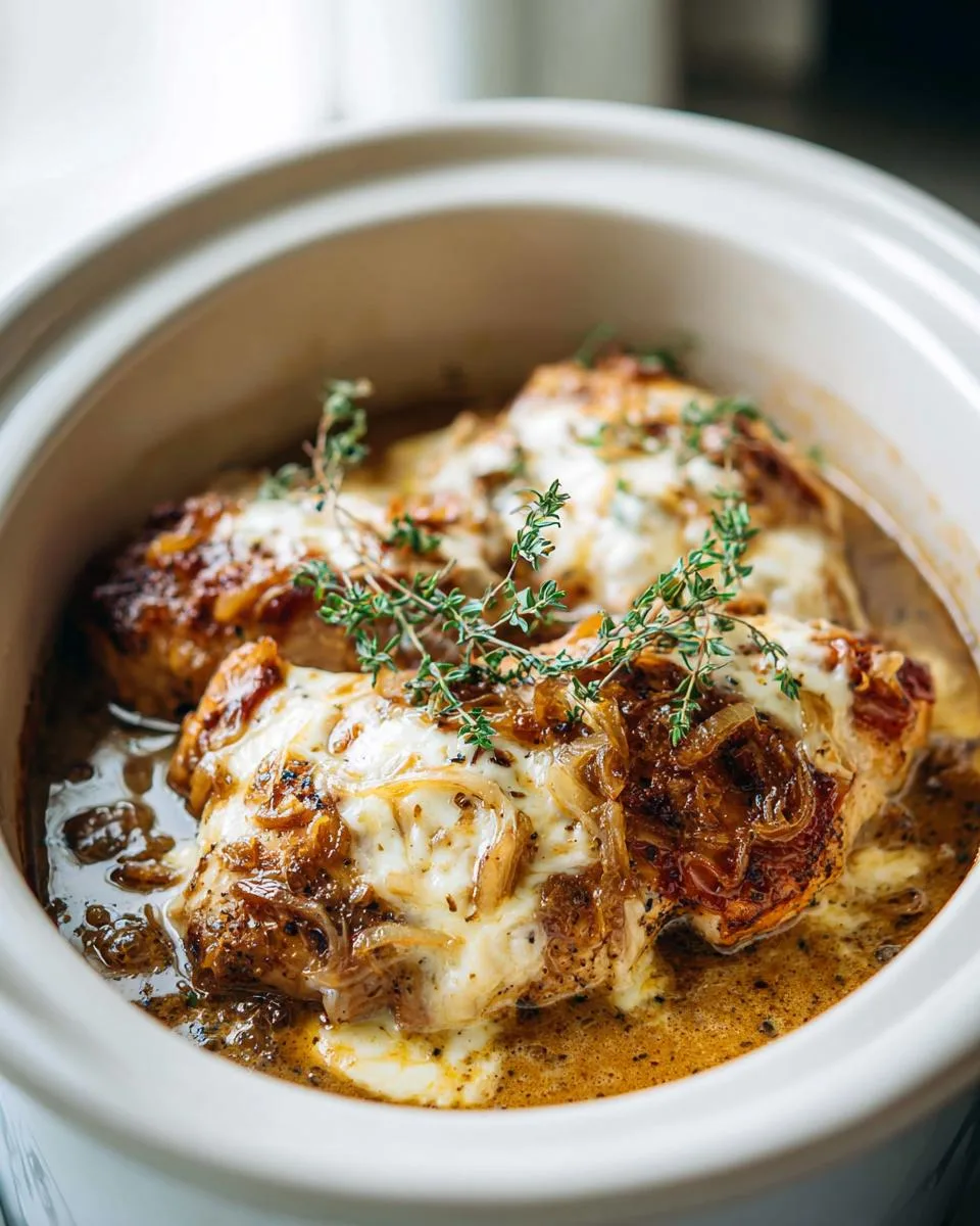 Crock Pot French Onion Chicken - detail 1