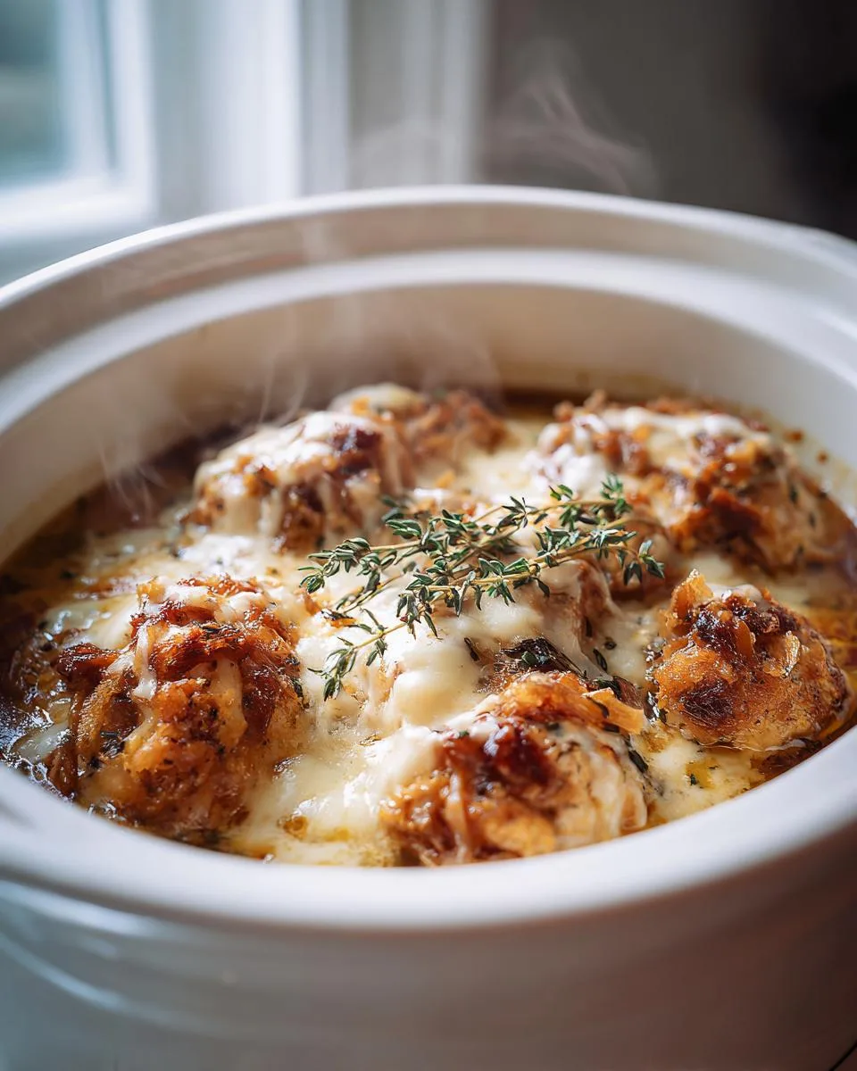 Crock Pot French Onion Chicken - detail 2