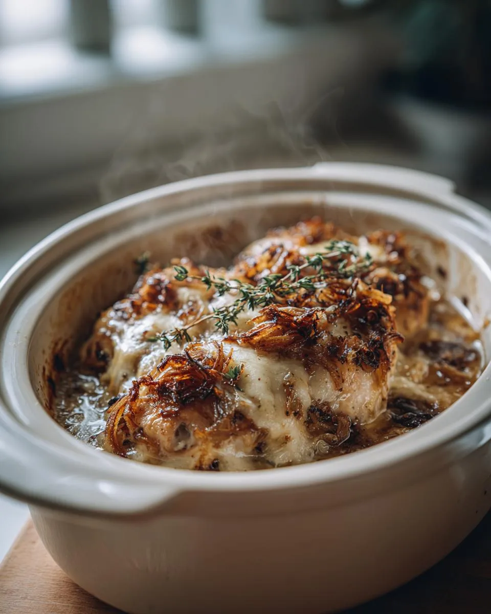 Crock Pot French Onion Chicken - detail 4