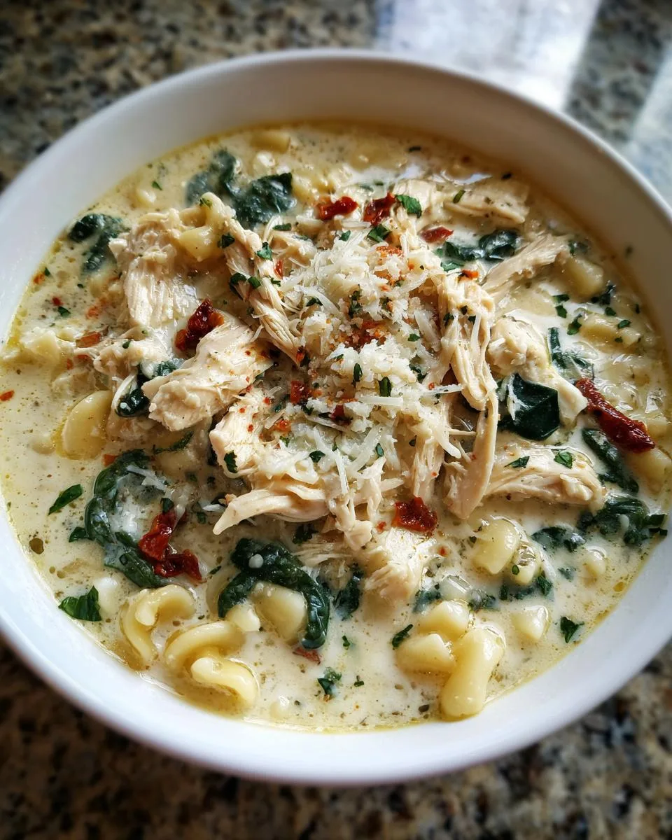 Crock Pot White Lasagna Soup - detail 2