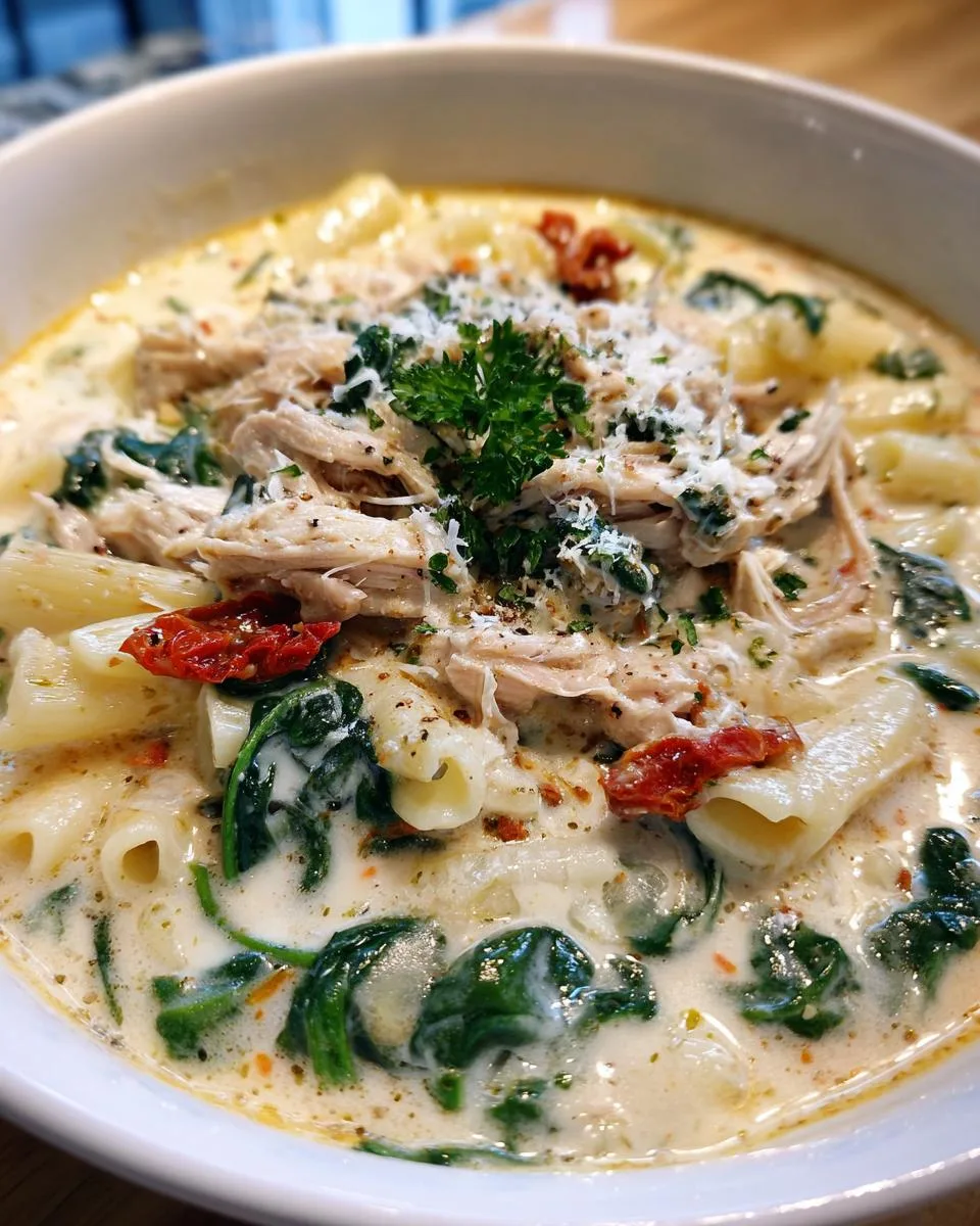 Crock Pot White Lasagna Soup - detail 4