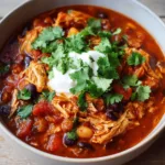 Crockpot 3-Bean Chicken Chili